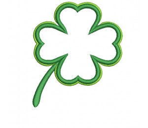 Stickdatei Kleeblatt - Glücksklee